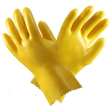 Yellow PVC Household Waterproof Gloves